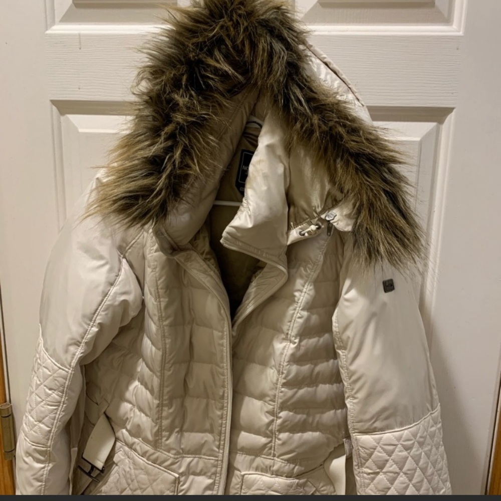 Ivory North face Jacket